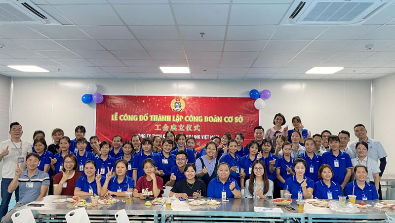 Vietnam Production Base Formally Established Labors Union