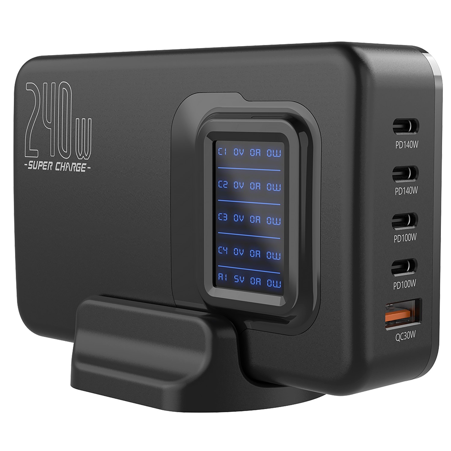 S-PA-301 240W GaN Smart Desktop Charger