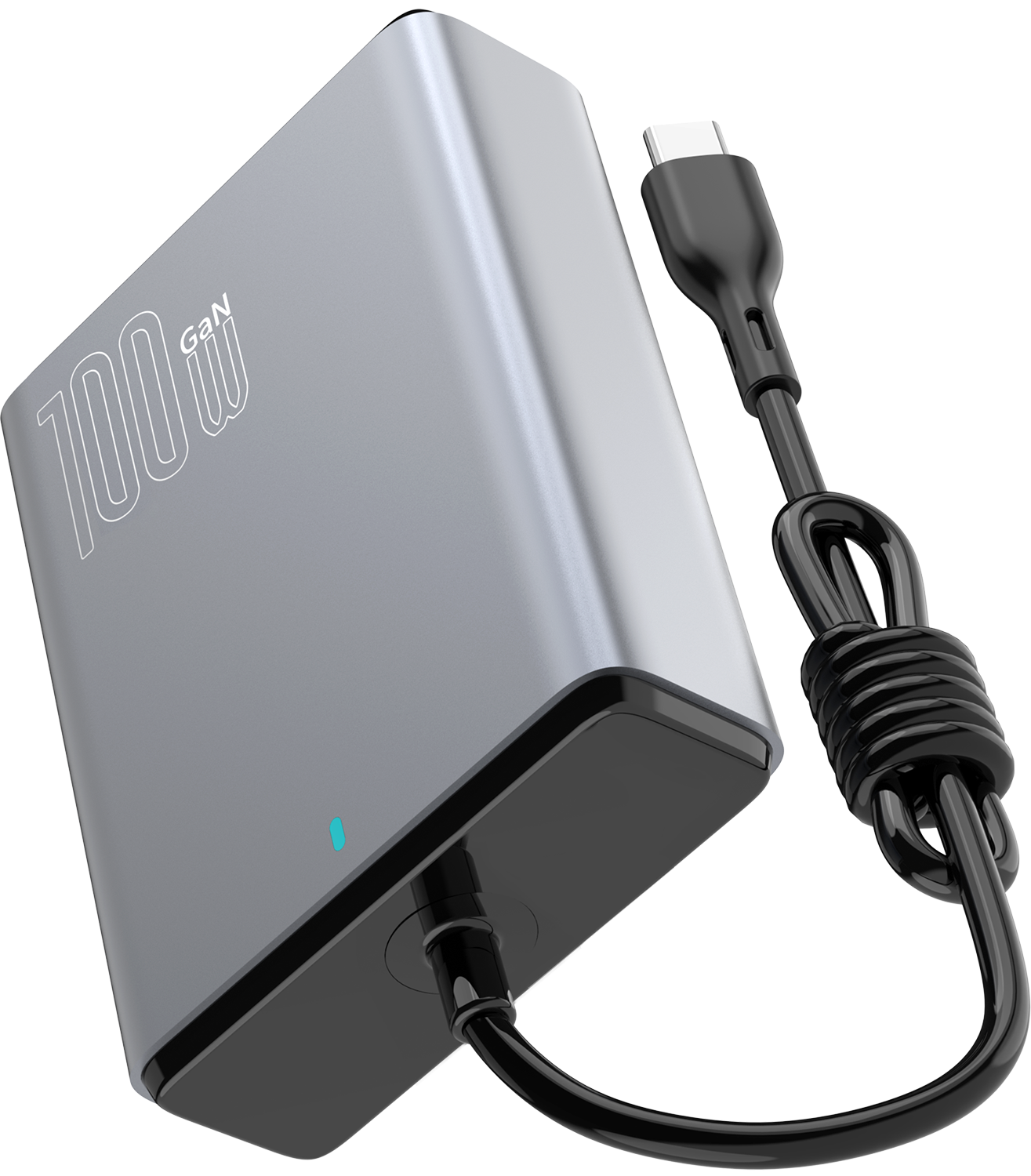 S-PA-108 100W GaN Smart Desktop Charger (cord attached)