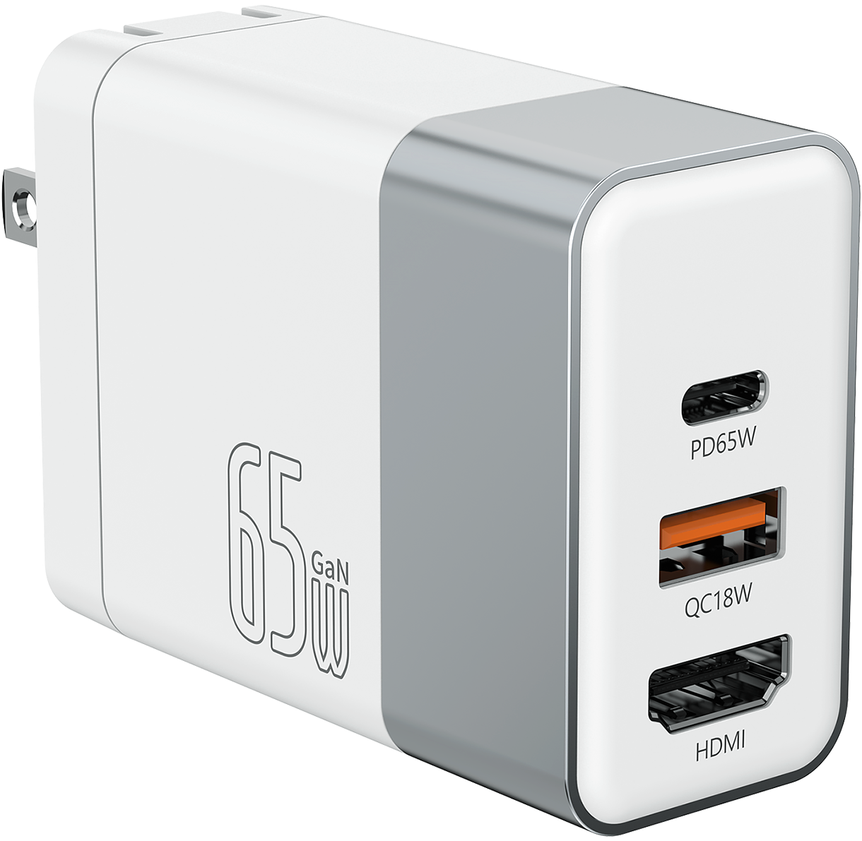 S-TR-302 65W With HDMI GaN Wall Charger